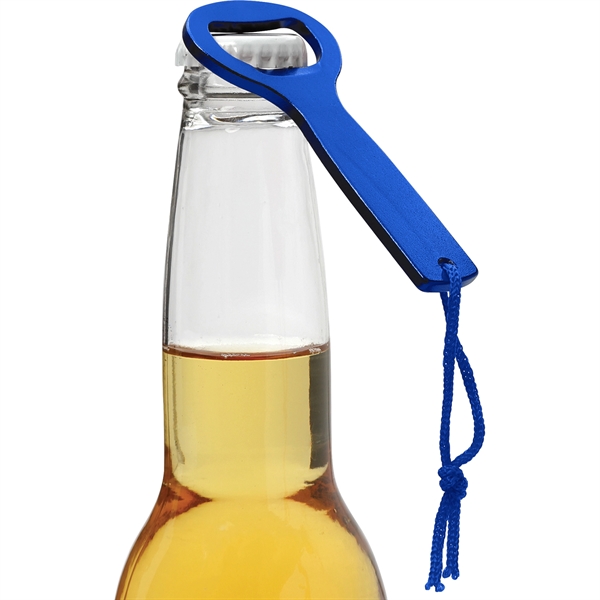Metallic Bottle Opener with Hanging Loop - Image 4