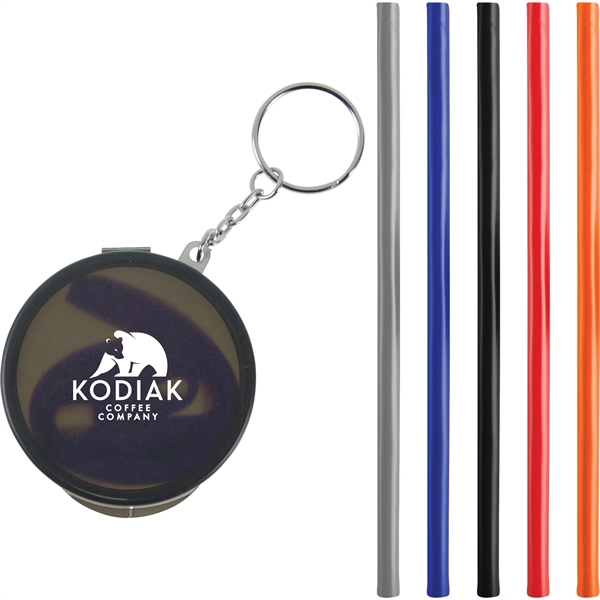 Reusable Silicone Straw Keychain - Image 7