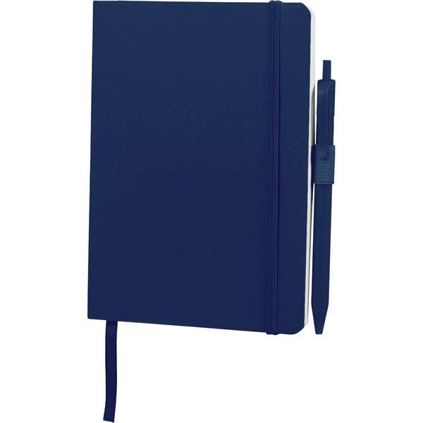 5" x 7" Hue Soft Bound Notebook with Pen - Image 8