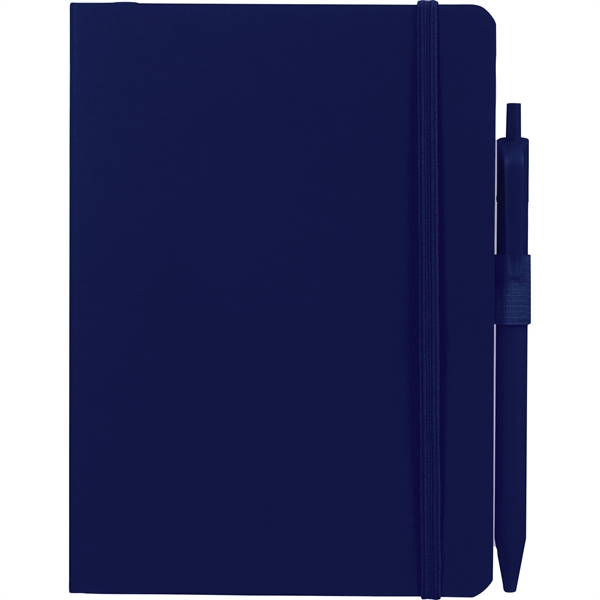 5" x 7" Hue Soft Bound Notebook with Pen - Image 9