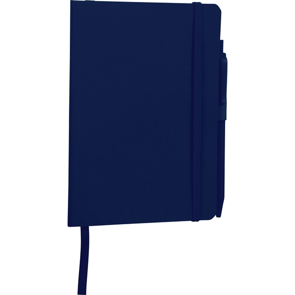 5" x 7" Hue Soft Bound Notebook with Pen - Image 10