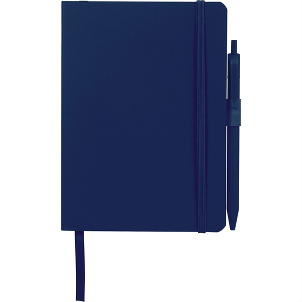 5" x 7" Hue Soft Bound Notebook with Pen - Image 11