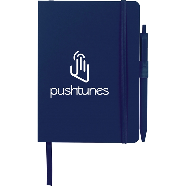 5" x 7" Hue Soft Bound Notebook with Pen - Image 12