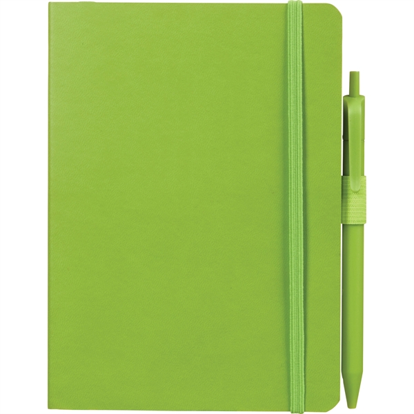 5" x 7" Hue Soft Bound Notebook with Pen - Image 15