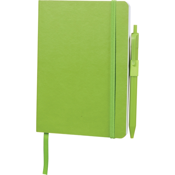 5" x 7" Hue Soft Bound Notebook with Pen - Image 16