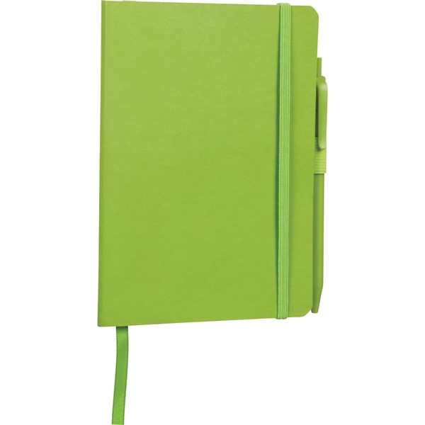 5" x 7" Hue Soft Bound Notebook with Pen - Image 18