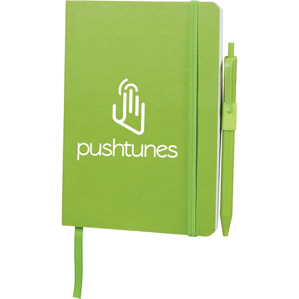 5" x 7" Hue Soft Bound Notebook with Pen - Image 21