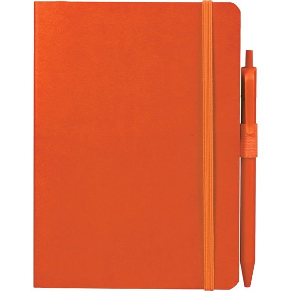 5" x 7" Hue Soft Bound Notebook with Pen - Image 24