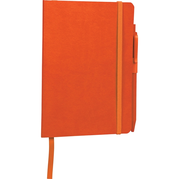 5" x 7" Hue Soft Bound Notebook with Pen - Image 25