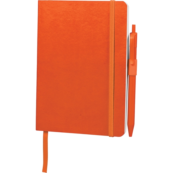 5" x 7" Hue Soft Bound Notebook with Pen - Image 26