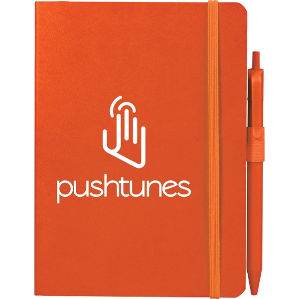 5" x 7" Hue Soft Bound Notebook with Pen - Image 29