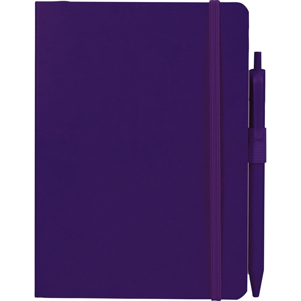 5" x 7" Hue Soft Bound Notebook with Pen - Image 31