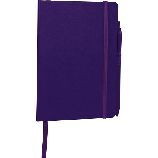 5" x 7" Hue Soft Bound Notebook with Pen - Image 32