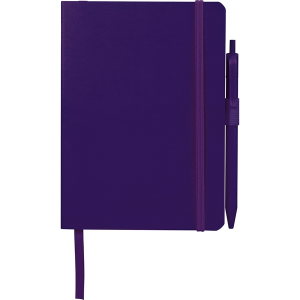 5" x 7" Hue Soft Bound Notebook with Pen - Image 33