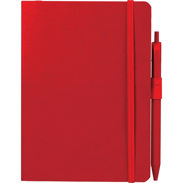 5" x 7" Hue Soft Bound Notebook with Pen - Image 37