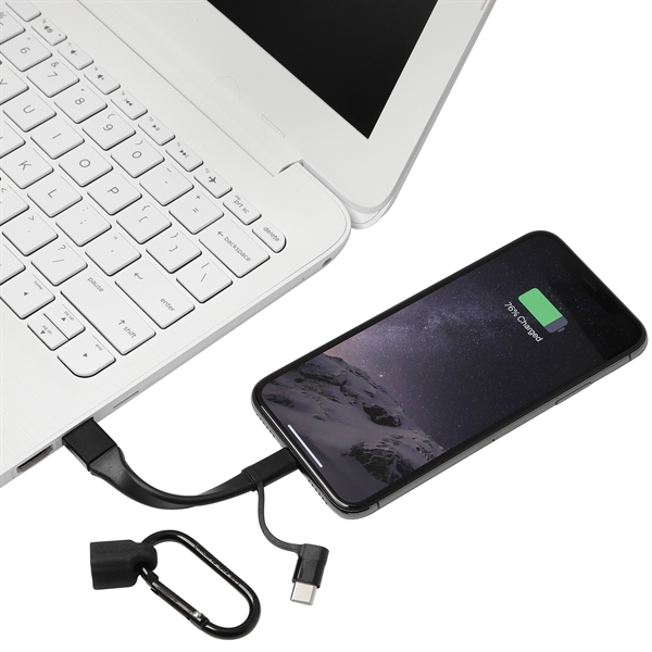 3-IN-1 Charging Cable with Carabiner - Image 3