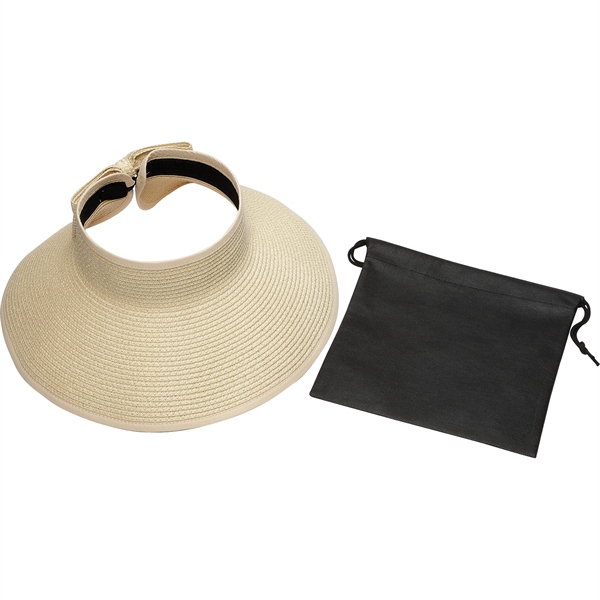 Beachcomber Roll-Up Sun Visor with Pouch - Image 2