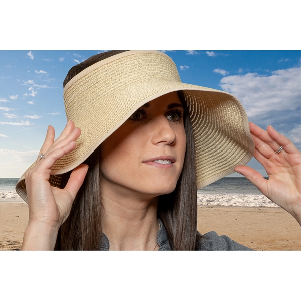 Beachcomber Roll-Up Sun Visor with Pouch - Image 3