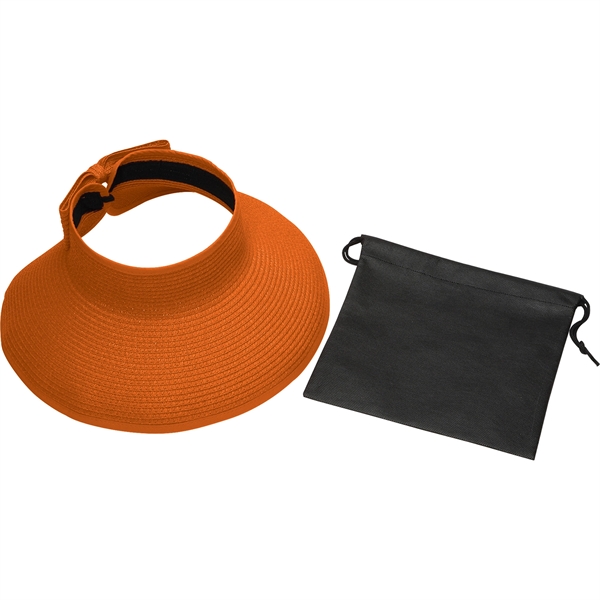 Beachcomber Roll-Up Sun Visor with Pouch - Image 6