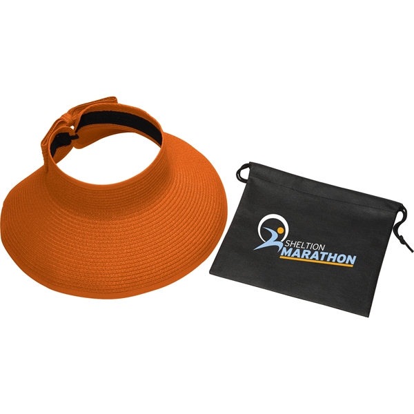 Beachcomber Roll-Up Sun Visor with Pouch - Image 8
