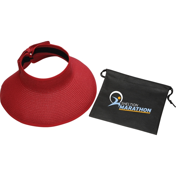 Beachcomber Roll-Up Sun Visor with Pouch - Image 10