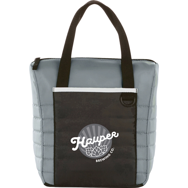 Quilted 12-Can Lunch Cooler - Image 1