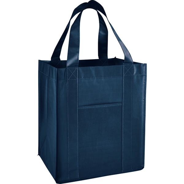 Deluxe Laminated Non-Woven Grocery Tote - Image 12