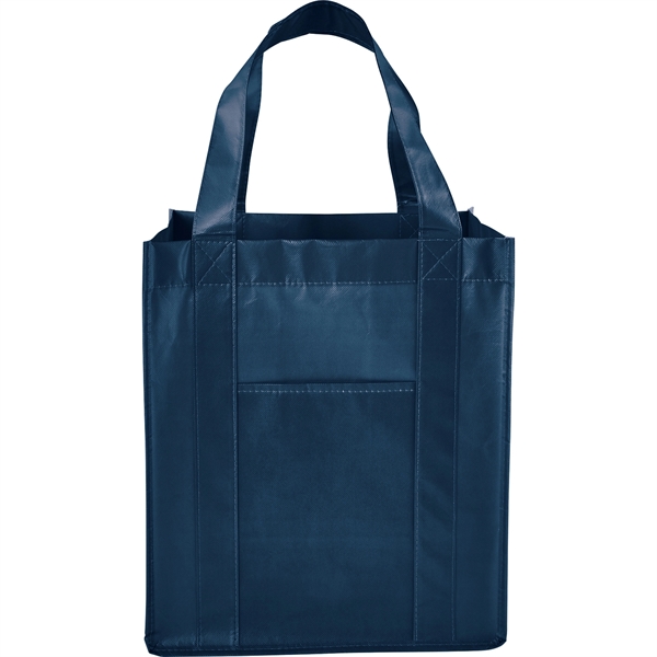 Deluxe Laminated Non-Woven Grocery Tote - Image 13