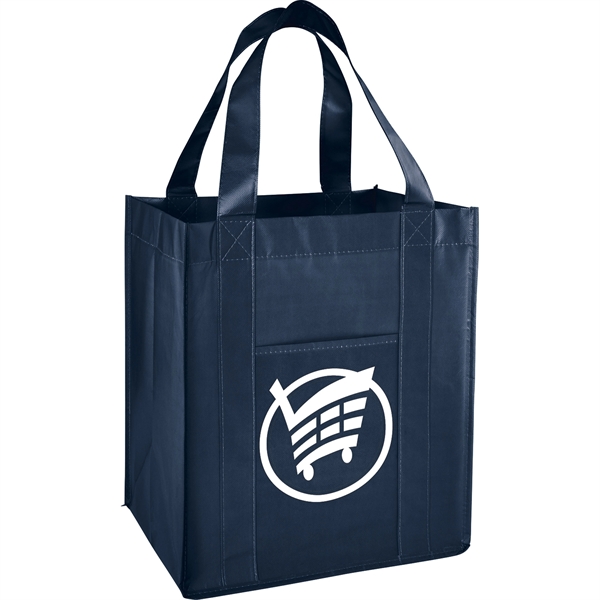 Deluxe Laminated Non-Woven Grocery Tote - Image 15