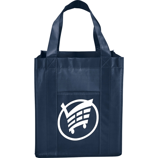 Deluxe Laminated Non-Woven Grocery Tote - Image 16