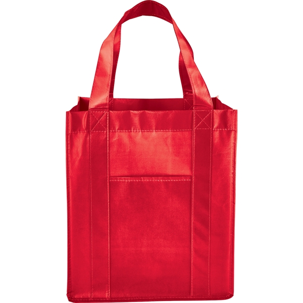 Deluxe Laminated Non-Woven Grocery Tote - Image 17