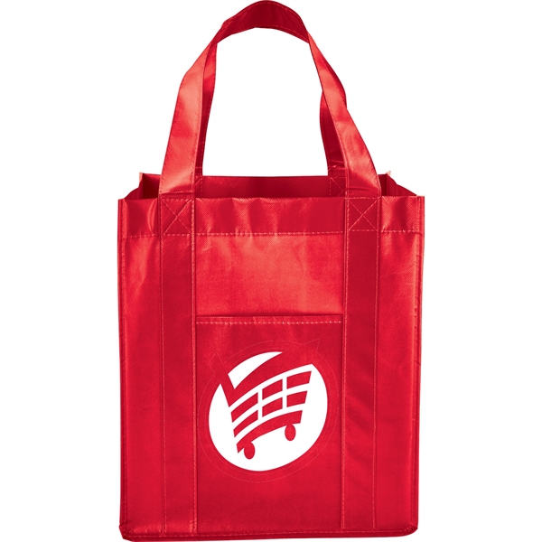 Deluxe Laminated Non-Woven Grocery Tote - Image 19