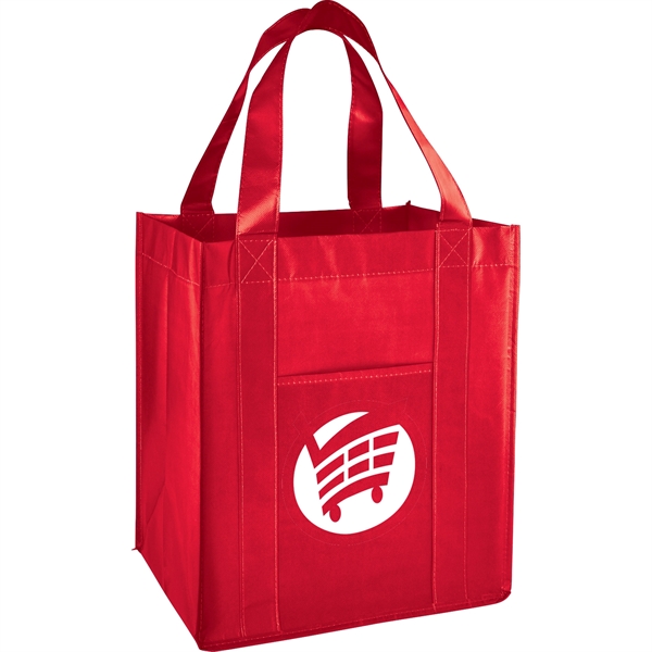 Deluxe Laminated Non-Woven Grocery Tote - Image 20