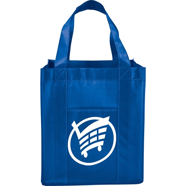Deluxe Laminated Non-Woven Grocery Tote - Image 23