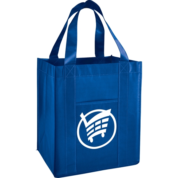 Deluxe Laminated Non-Woven Grocery Tote - Image 24