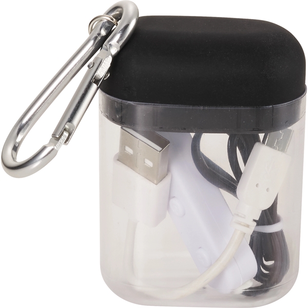 Budget Bluetooth Earbuds and Carabiner - Image 4