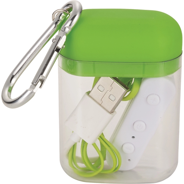 Budget Bluetooth Earbuds and Carabiner - Image 5