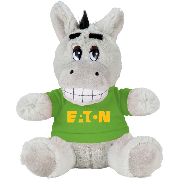 6" Plush Donkey with Shirt - Image 6