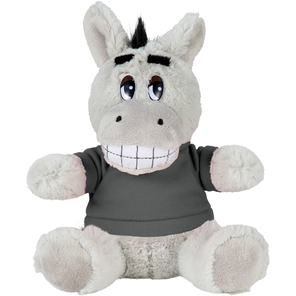 6" Plush Donkey with Shirt - Image 7