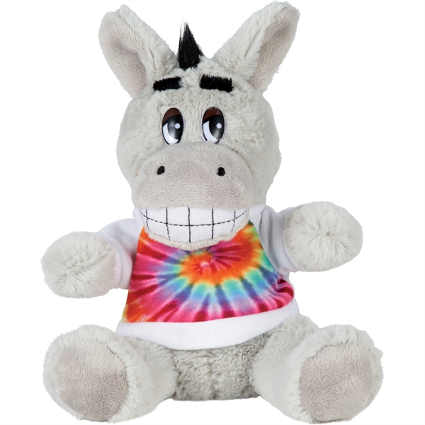 6" Plush Donkey with Shirt - Image 9