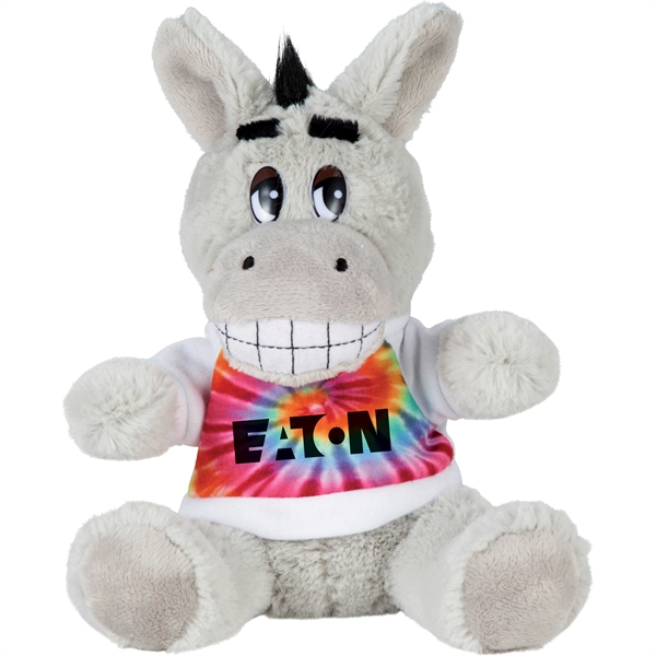 6" Plush Donkey with Shirt - Image 10