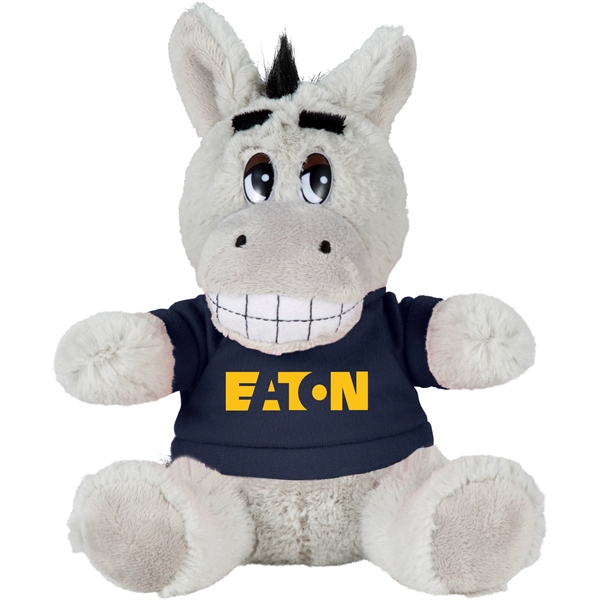 6" Plush Donkey with Shirt - Image 12