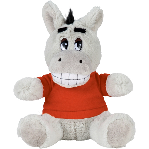 6" Plush Donkey with Shirt - Image 13