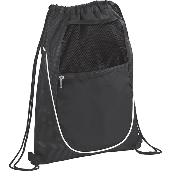 Locker Mesh Pocket Drawstring Bag - Image 1