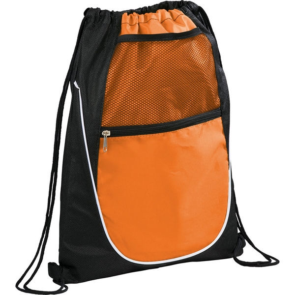 Locker Mesh Pocket Drawstring Bag - Image 4