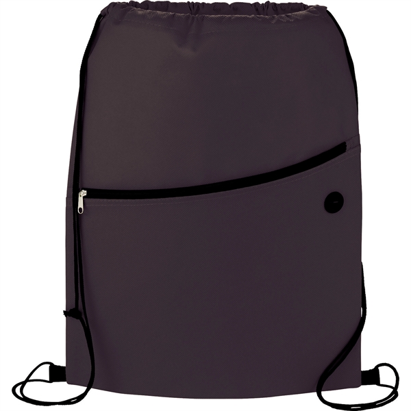 Sidekick Non-Woven Drawstring Bag - Image 2