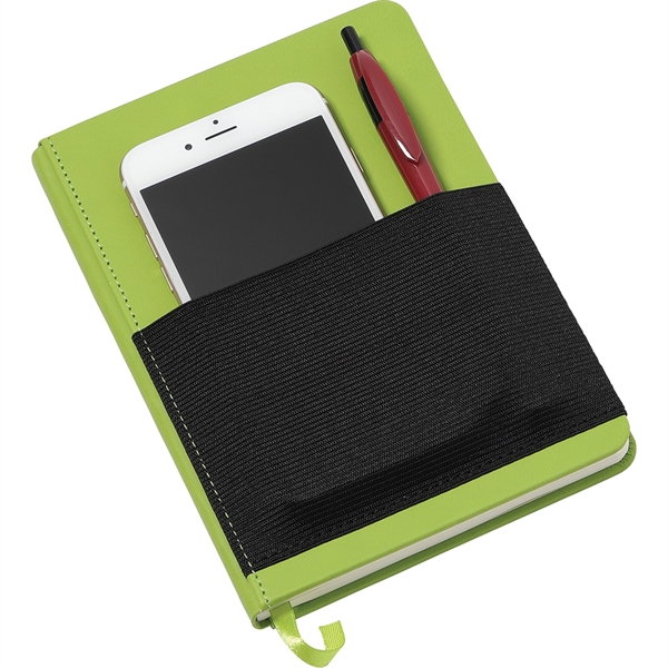5" x 7" Elastic Phone Pocket Notebook - Image 5