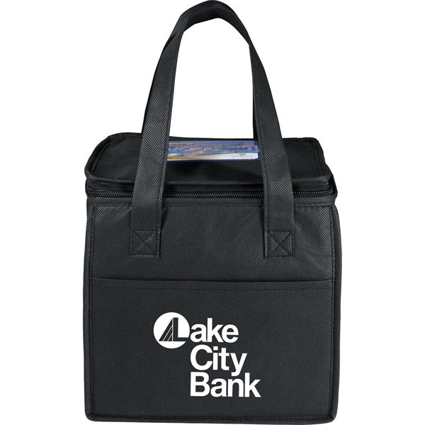 Cube 9-Can Non-Woven Lunch Cooler - Image 1