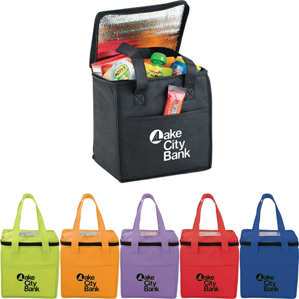 Cube 9-Can Non-Woven Lunch Cooler - Image 4