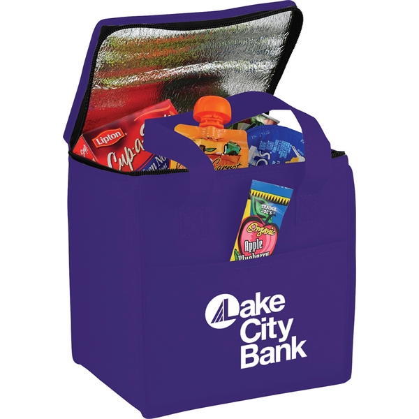 Cube 9-Can Non-Woven Lunch Cooler - Image 25